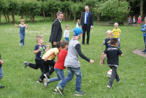 Fußball spielen