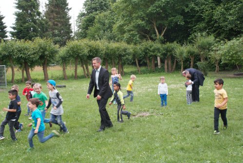 Fußball spielen