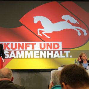 Stephan Weil hielt eine kämpferische Rede