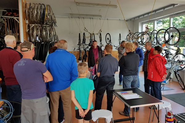 In der Fahrradwerkstatt