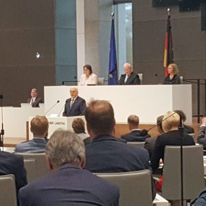 Frank-Walter Steinmeier bei der Festrede