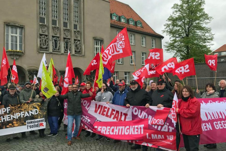 Bild von der Mai-Kundgebung