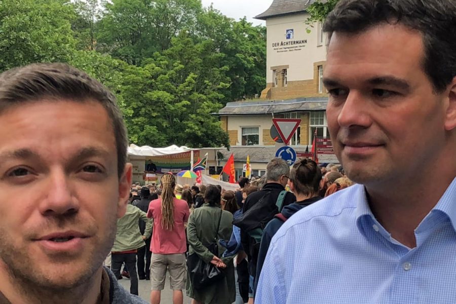 Deniz Kurku und Alexander Saipa