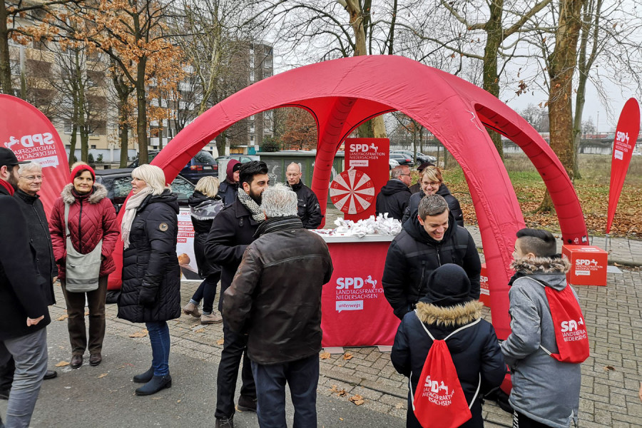 Fraktion unterwegs im Delmenhorster Wollepark