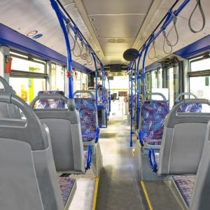 Blick in einen Bus