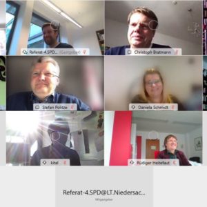 Screenshot der Sitzung