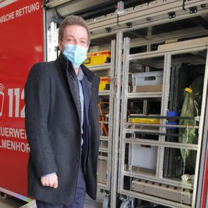 Kurku bei der Feuerwehr