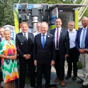 Gruppenbild vom Marktbesuch